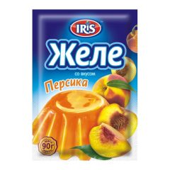 Желе зі смаком персика, 90г, ТМ IRIS, Україна