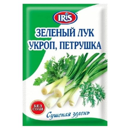 Суміш трав «Зелена цибуля, кріп, петрушка», 10г, ТМ IRIS, Україна