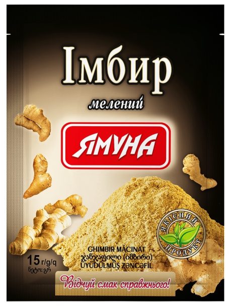Імбир мелений, 15г, ТМ Ямуна, Україна
