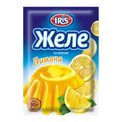 Желе со вкусом лимона, 90г, ТМ IRIS, Украина