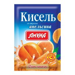 Кисіль зі смаком апельсина, 65г, ТМ Ямуна, Україна