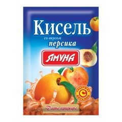 Кисіль зі смаком персика, 65г, ТМ Ямуна, Україна