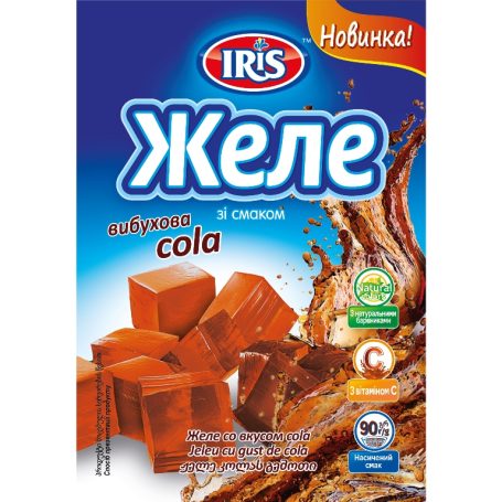 Желе зі смаком коли, 90г, ТМ IRIS, Україна