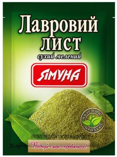 Лавровий лист мелений, 10г, ТМ Ямуна, Україна