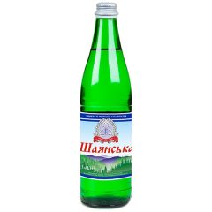 Вода минеральная газированная, 0,5л (стекло), ТМ Шаянcкая, Украина