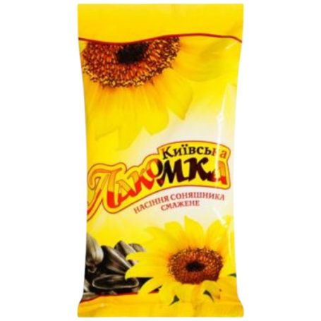 Насіння соняшника смажене, 180г, ТМ Київська Лакомка, Україна