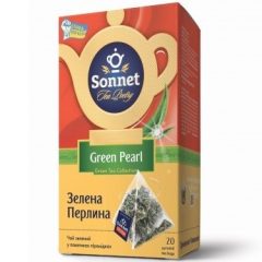 Чай пакетики зеленый Зеленая Жемчужина, 20шт (40г), ТМ Sonnet, Украина