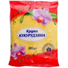 Крупа кукурузная, 0,8кг, ТМ Орхидея, Украина