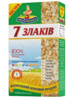 Хлопья 7 злаков, 400г, ТМ Сила Геркулеса, Украина