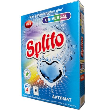 Стиральный порошок универсальный автомат, 400г, ТМ Splito, Украина