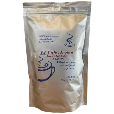 Кава розчинна сублімована ELCAFE AROMA, 250г, ТМ Coffeebulk, Україна (18шт*уп)