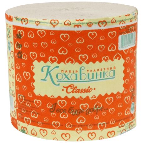 Туалетная бумага, 47м, ТМ Кохавинка, Украина