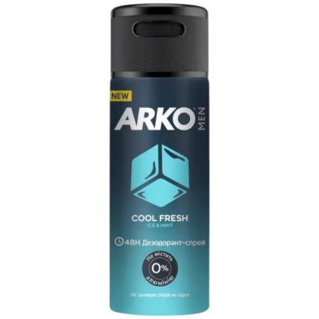 Дезодорант  спрей чоловічий Cool fresh, 50мл, ТМ Arko men, Туреччина
