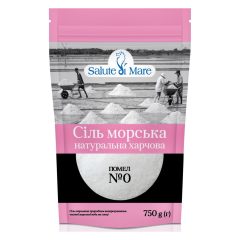 Сіль морська дрібна, 750г, ТМ Salute di Mare, Україна