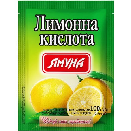 Лимонная кислота, 100г, ТМ Ямуна, Украина