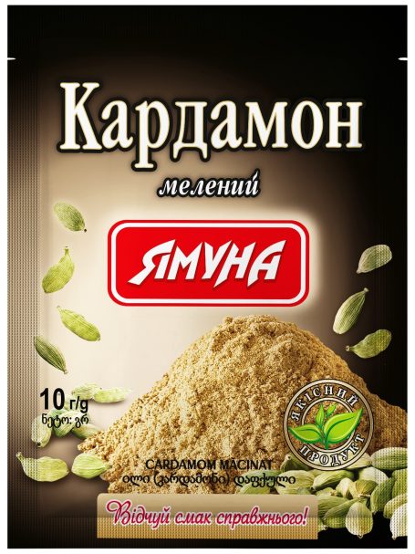 Кардамон молотый, 10г, ТМ Ямуна, Украина