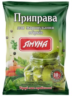 Приправа «Для маринования огурцов», 50г, ТМ Ямуна, Украина