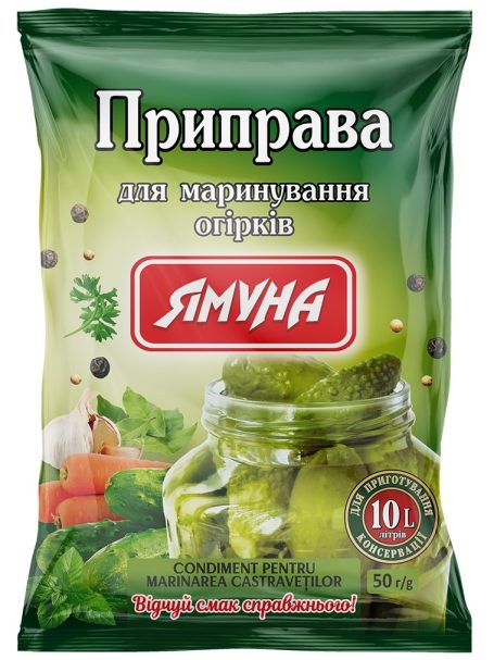 Приправа «Для маринования огурцов», 50г, ТМ Ямуна, Украина