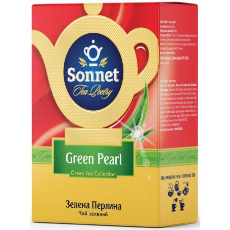 Чай листовий зелений Зелена Перлина, 100г, ТМ Sonnet, Україна