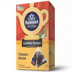 Чай пакетики чорний Голден Кенія, 20шт (40г), ТМ Sonnet, Україна