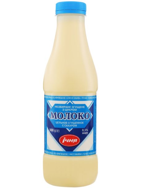 Згущене молоко з цукром 8,5%, 900г, ТМ Ічня, Україна