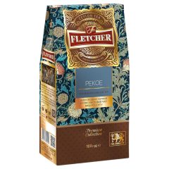 Чай листовий чорний PEKOE, 100г, ТМ Fletcher, Україна (50шт*уп)
