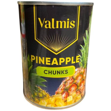 Ананас шматочки в сиропі, 580мл, ТМ Valmis, Таїланд