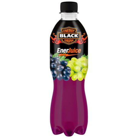Напиток енергетический б/а Виноград, 0.5л, ТМ Black, Украина