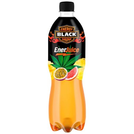 Напій енергетичний б/а Тропічні фрукти-канабіс, 1л, ТМ Black, Україна