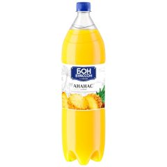 Напій сильногазований соковмісний Ананас, 2л, ТМ Бон Буасон, Україна
